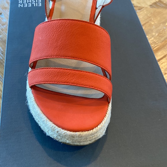 NEW Eileen Fisher Devi-Tan Nubuck Sandal - Picture 5 of 9